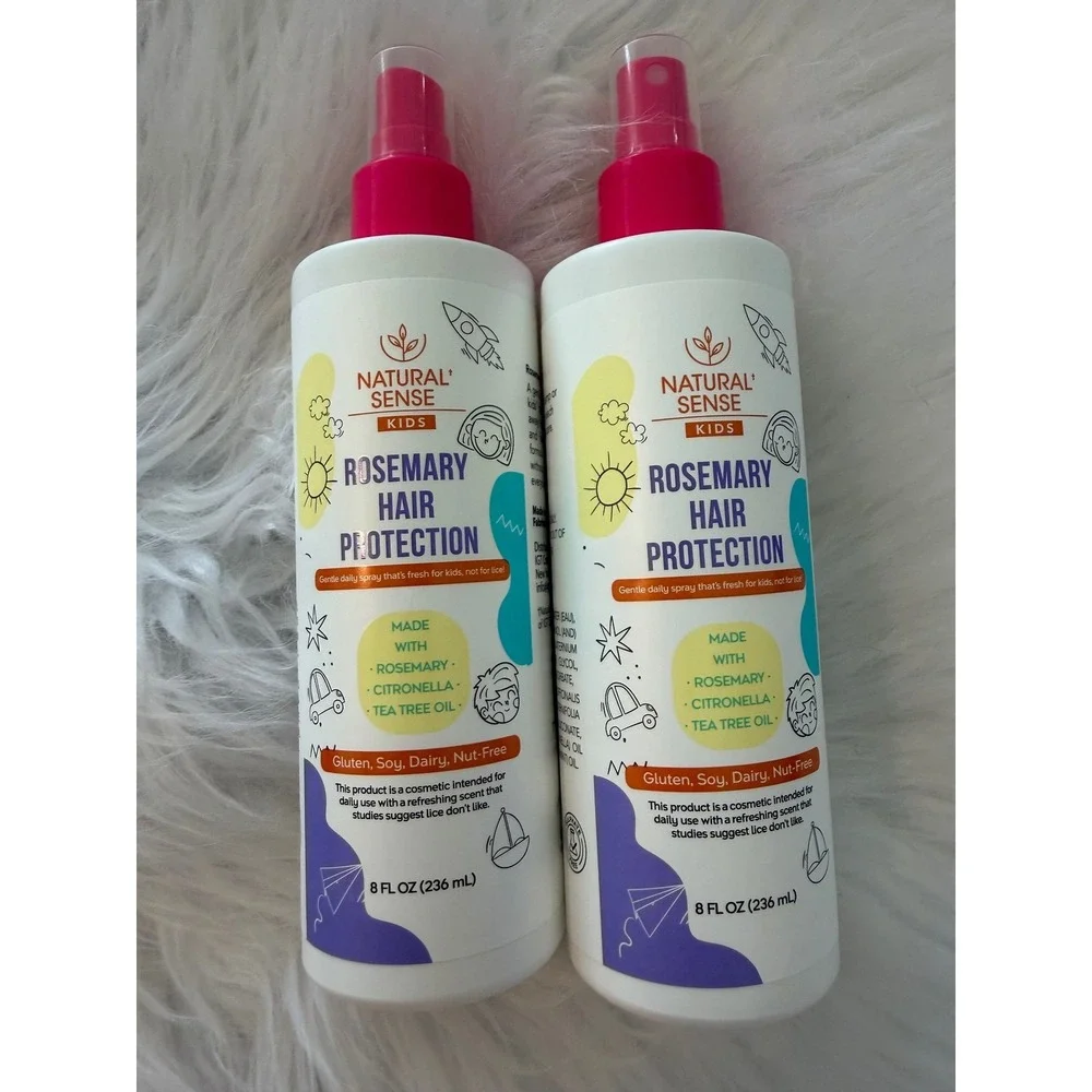 Natural Sense Kids Rosemary Hair Protection Spray 8oz 2pk Tea Tree Citronella